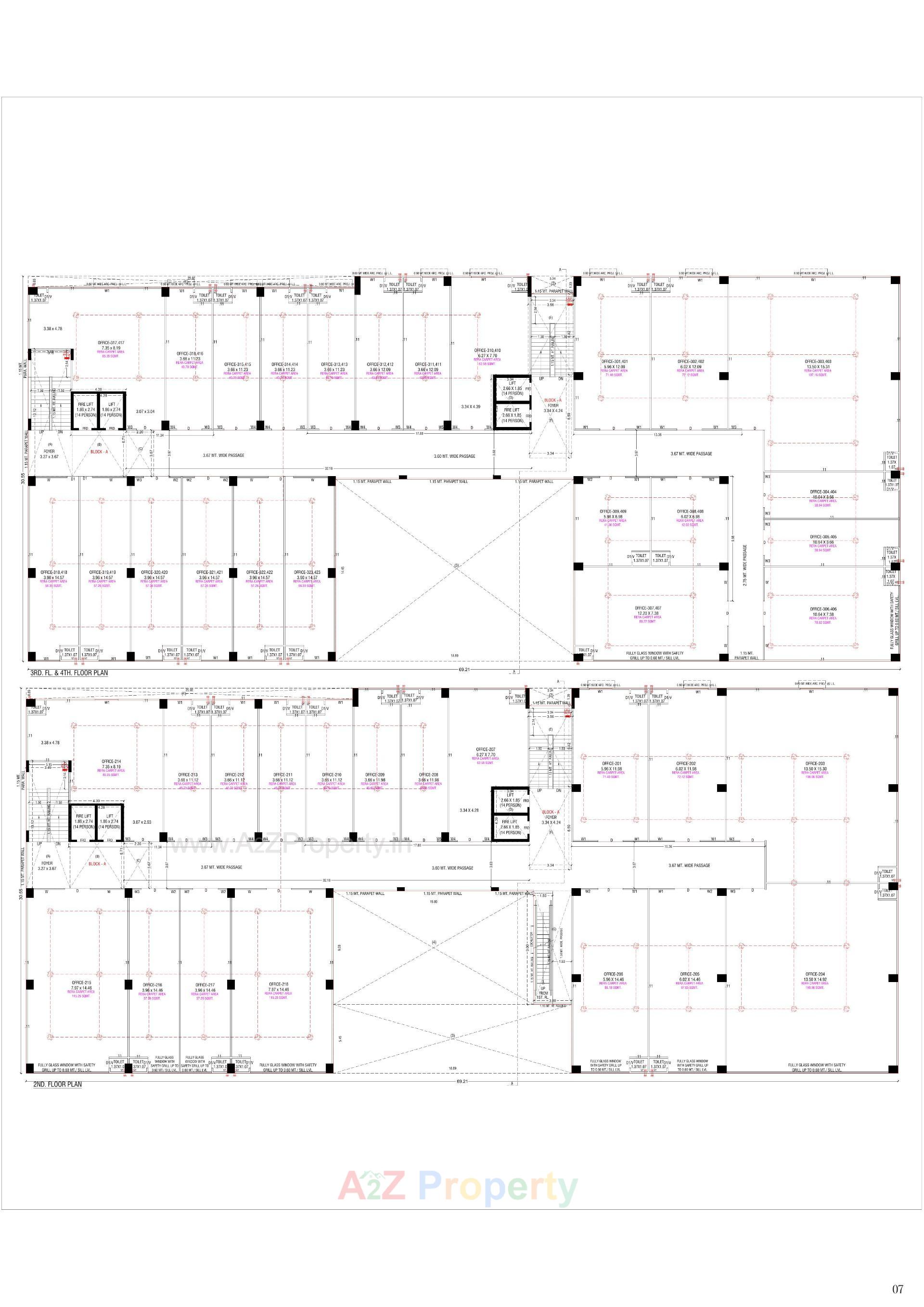 Layout of real estate project Diamond Retail Space located at Nikol, Ahmedabad, Gujarat