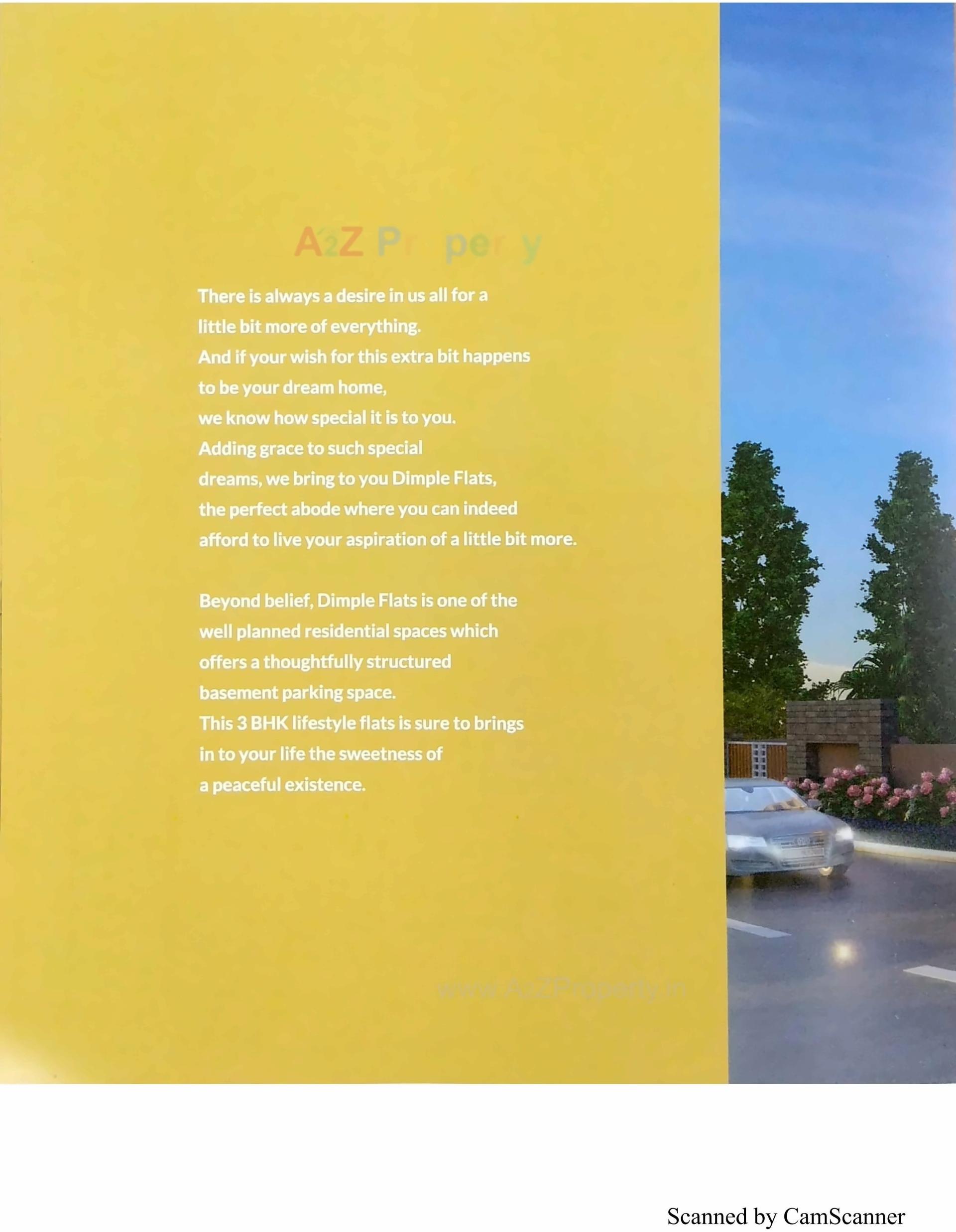  of real estate project Dimple Flats located at Vasna, Ahmedabad, Gujarat