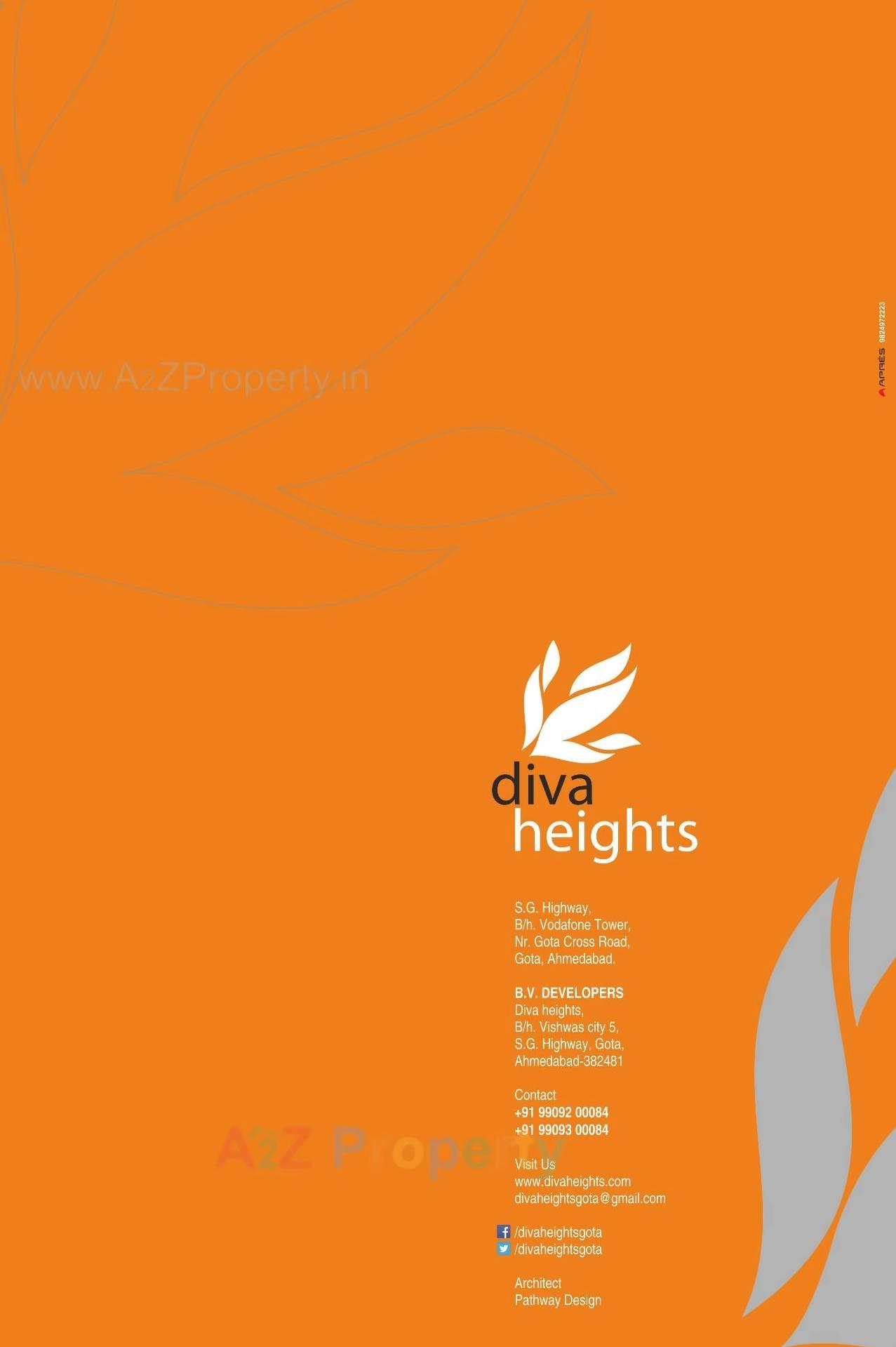  of real estate project Diva Height located at Gota, Ahmedabad, Gujarat