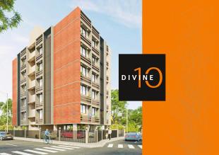 Elevation of real estate project Divine 10 located at Changispur, Ahmedabad, Gujarat