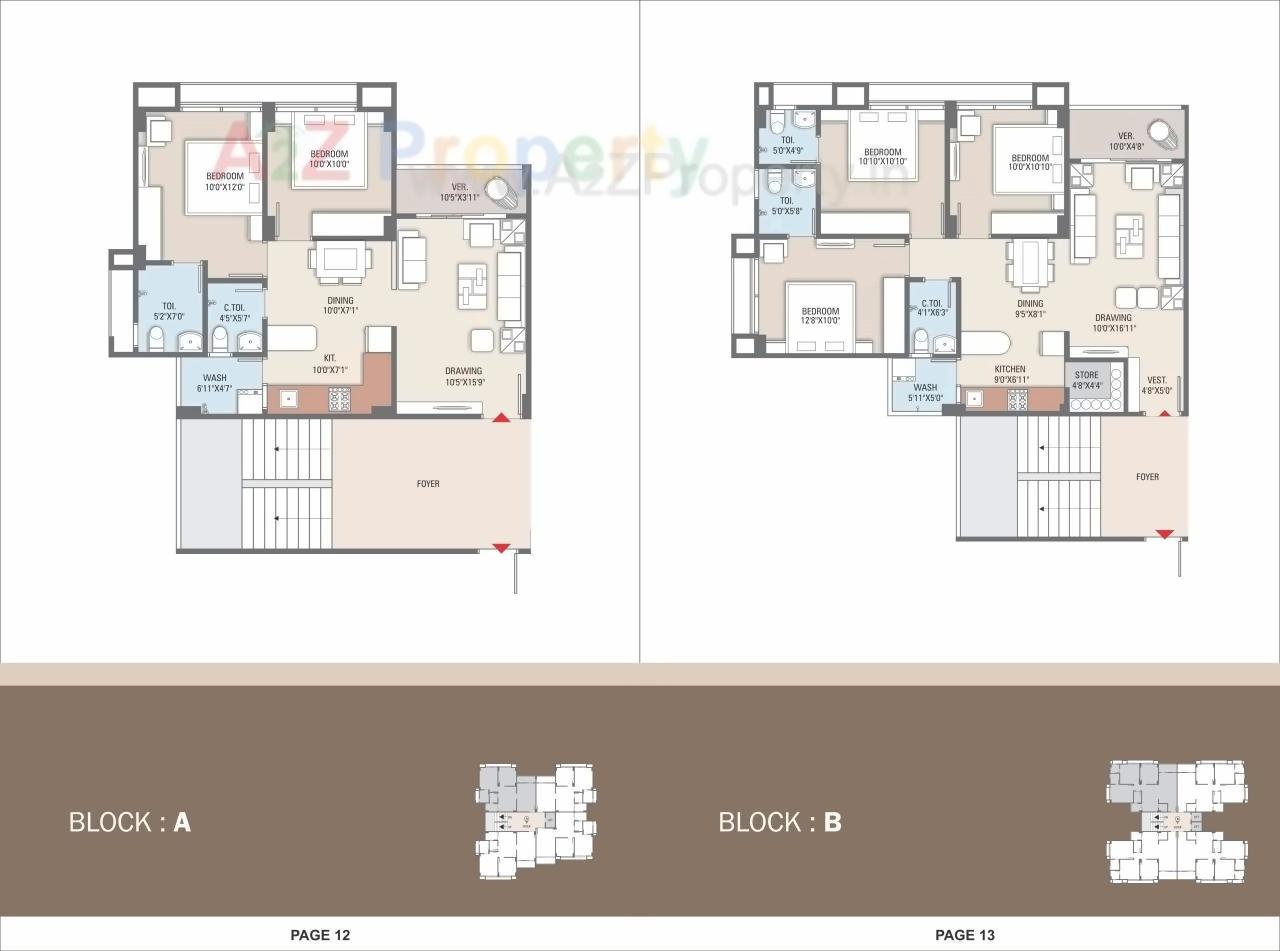 Layout of real estate project Divya Exotica located at Gota, Ahmedabad, Gujarat