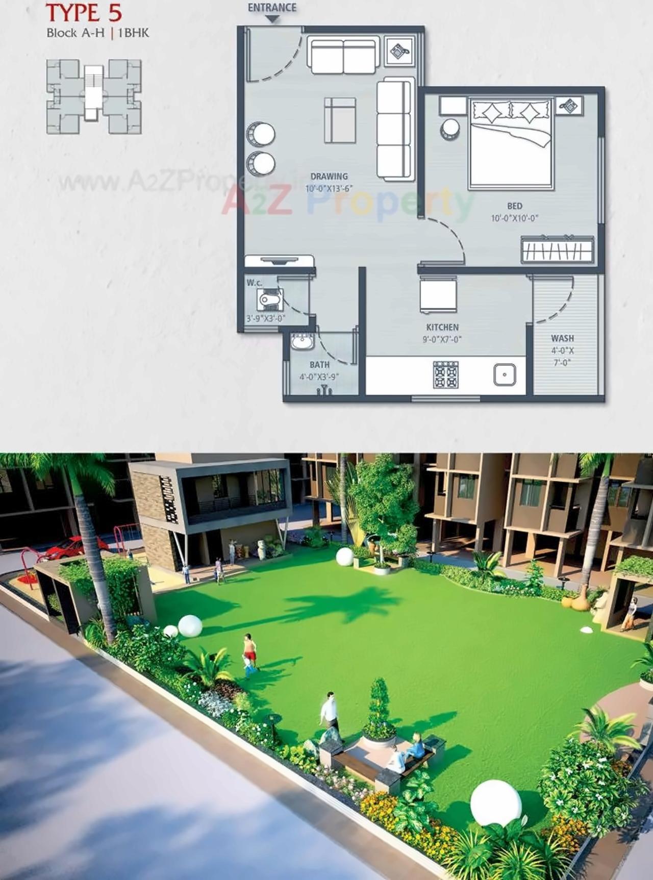 Layout of real estate project Divyajivan City located at Naroda, Ahmedabad, Gujarat