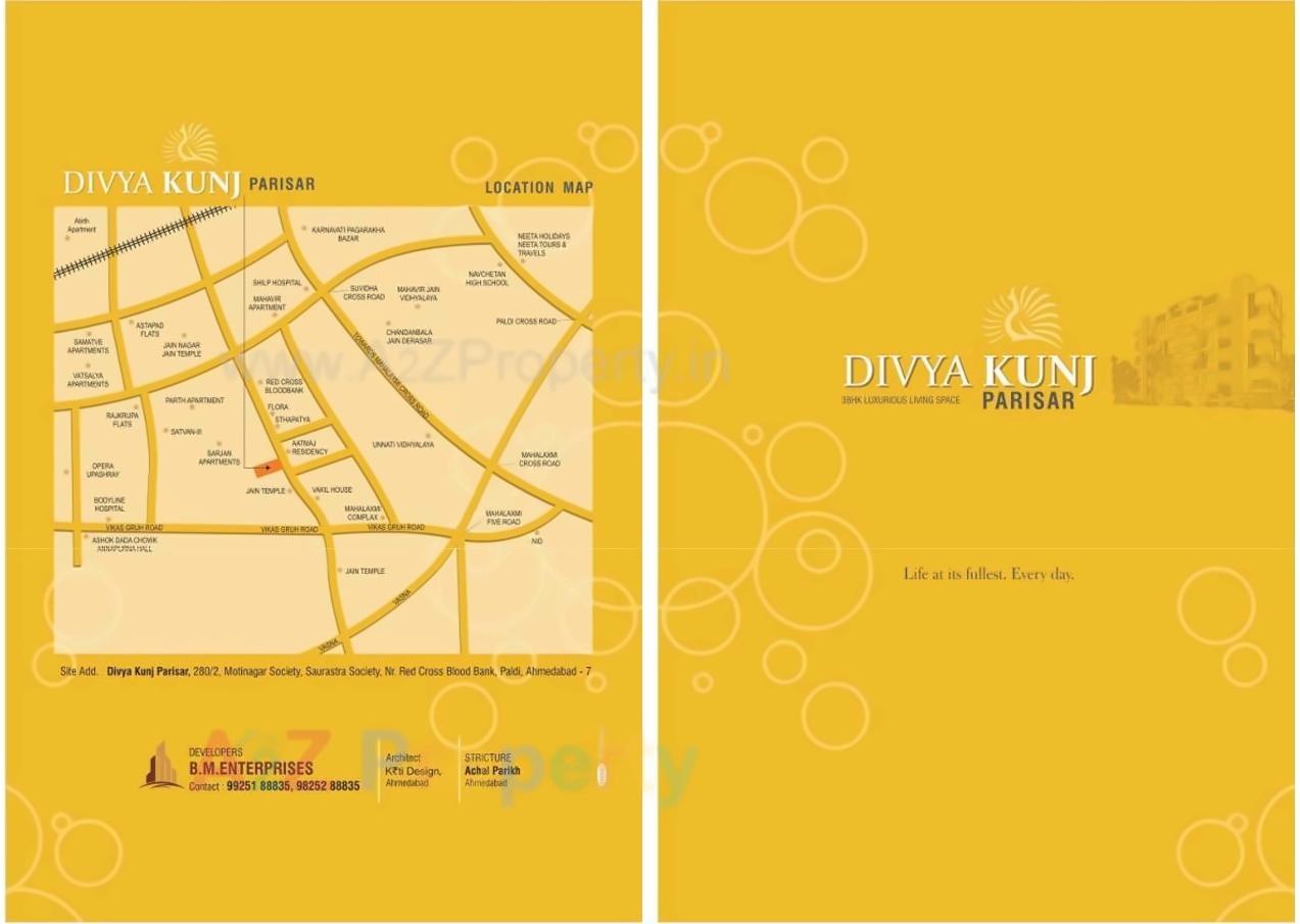  of real estate project Divyakunj Parisar located at City, Ahmedabad, Gujarat