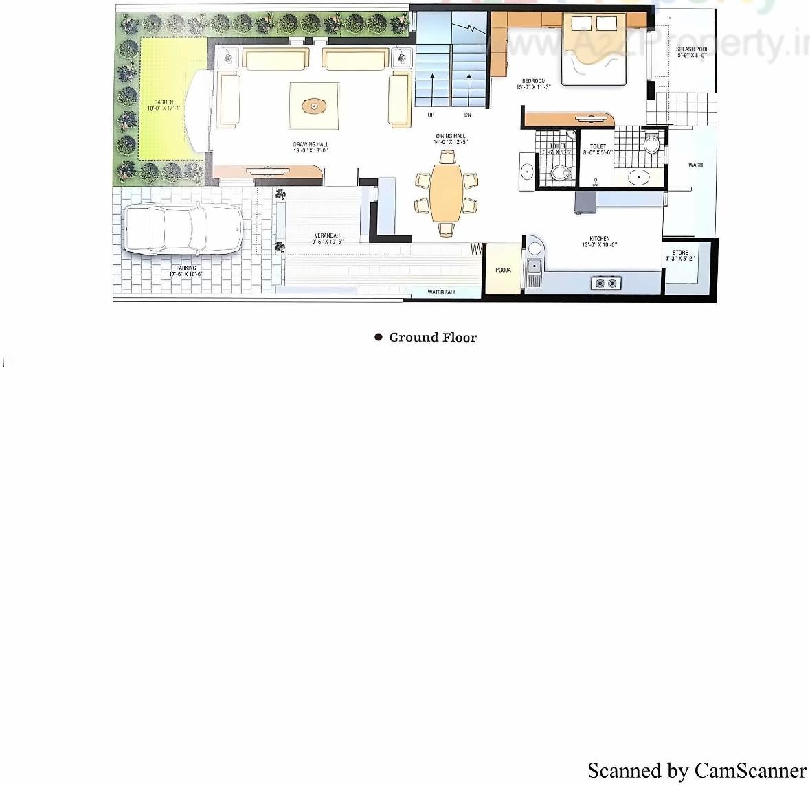 Layout of real estate project Divyapunj Bungalows located at Chandkheda, Ahmedabad, Gujarat