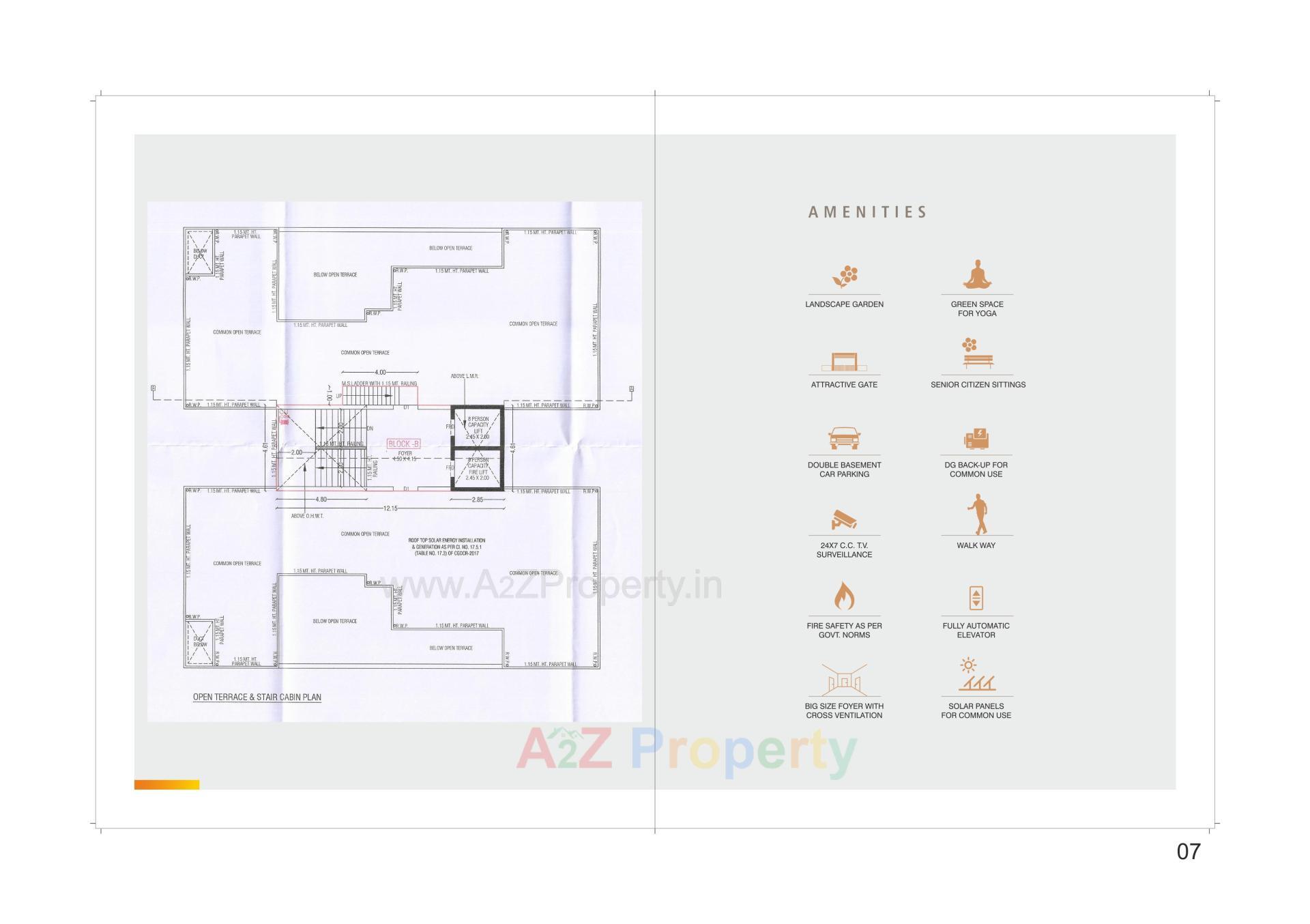Layout of real estate project Diwali Skyz located at Khoraj, Ahmedabad, Gujarat