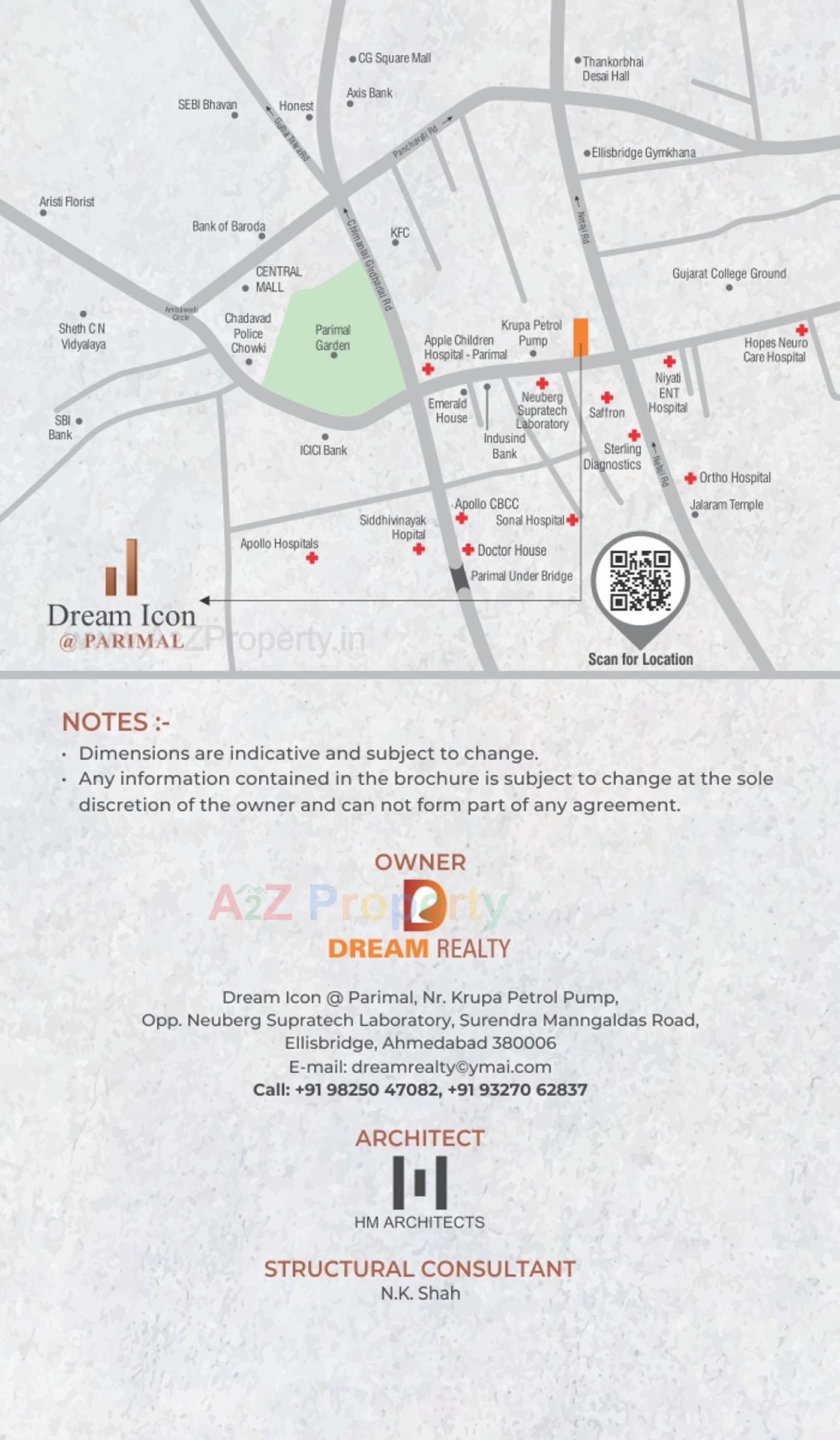  of real estate project Dream Icon @ Parimal located at Chhadawad, Ahmedabad, Gujarat