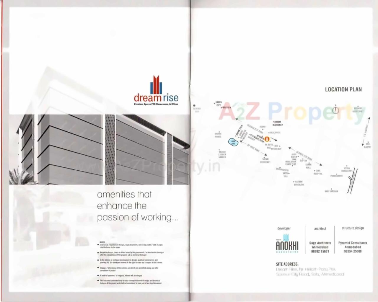  of real estate project Dream Rise located at Sola, Ahmedabad, Gujarat