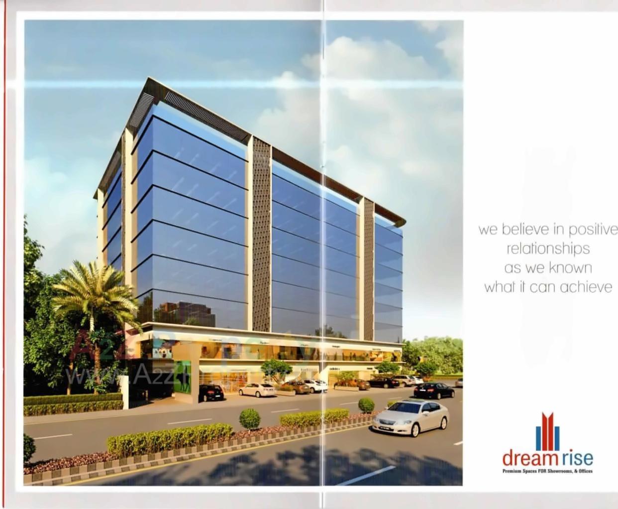 3D Elevation of real estate project Dream Rise located at Sola, Ahmedabad, Gujarat