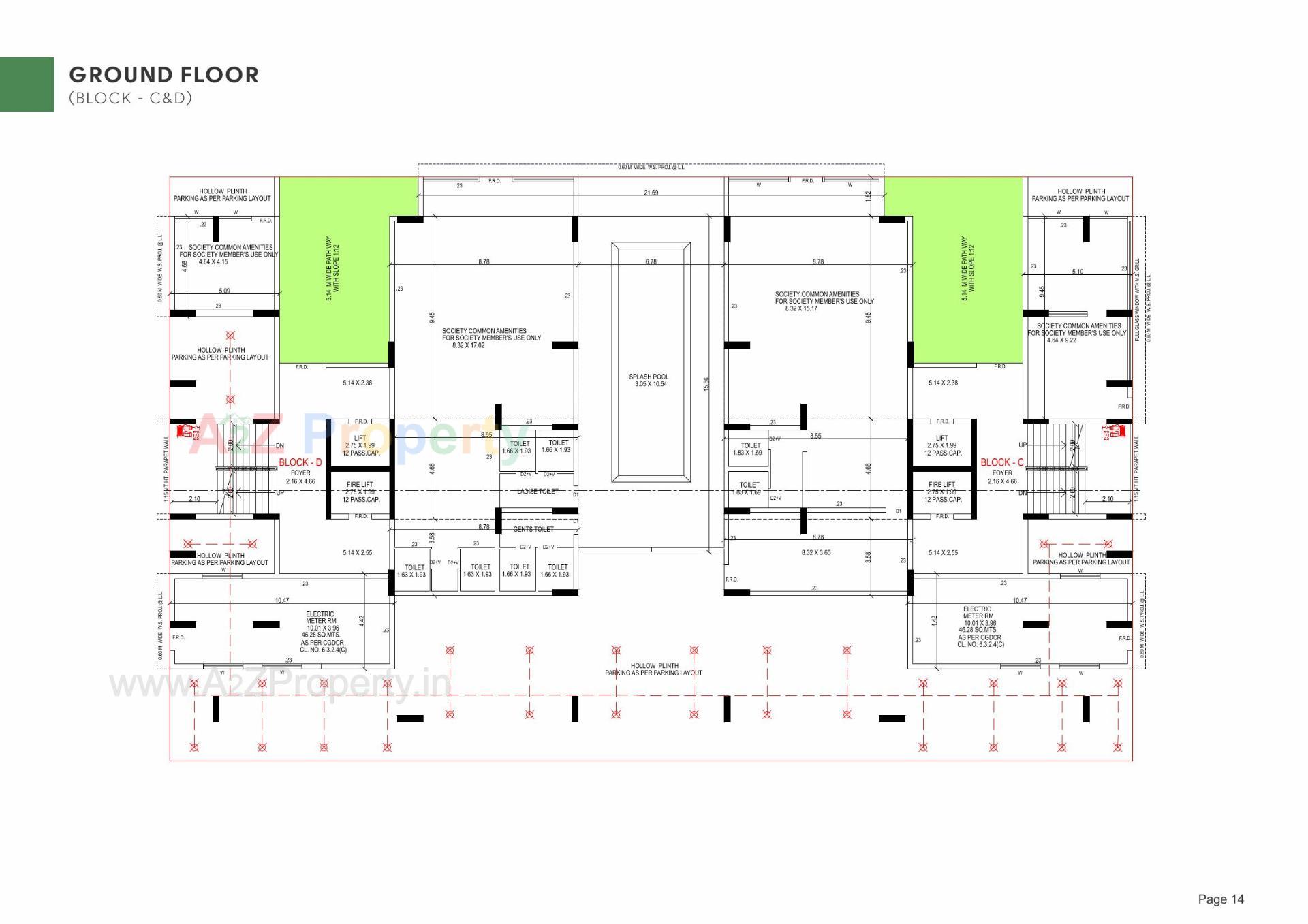 Layout of real estate project Dream Vianna located at Hebatpur, Ahmedabad, Gujarat