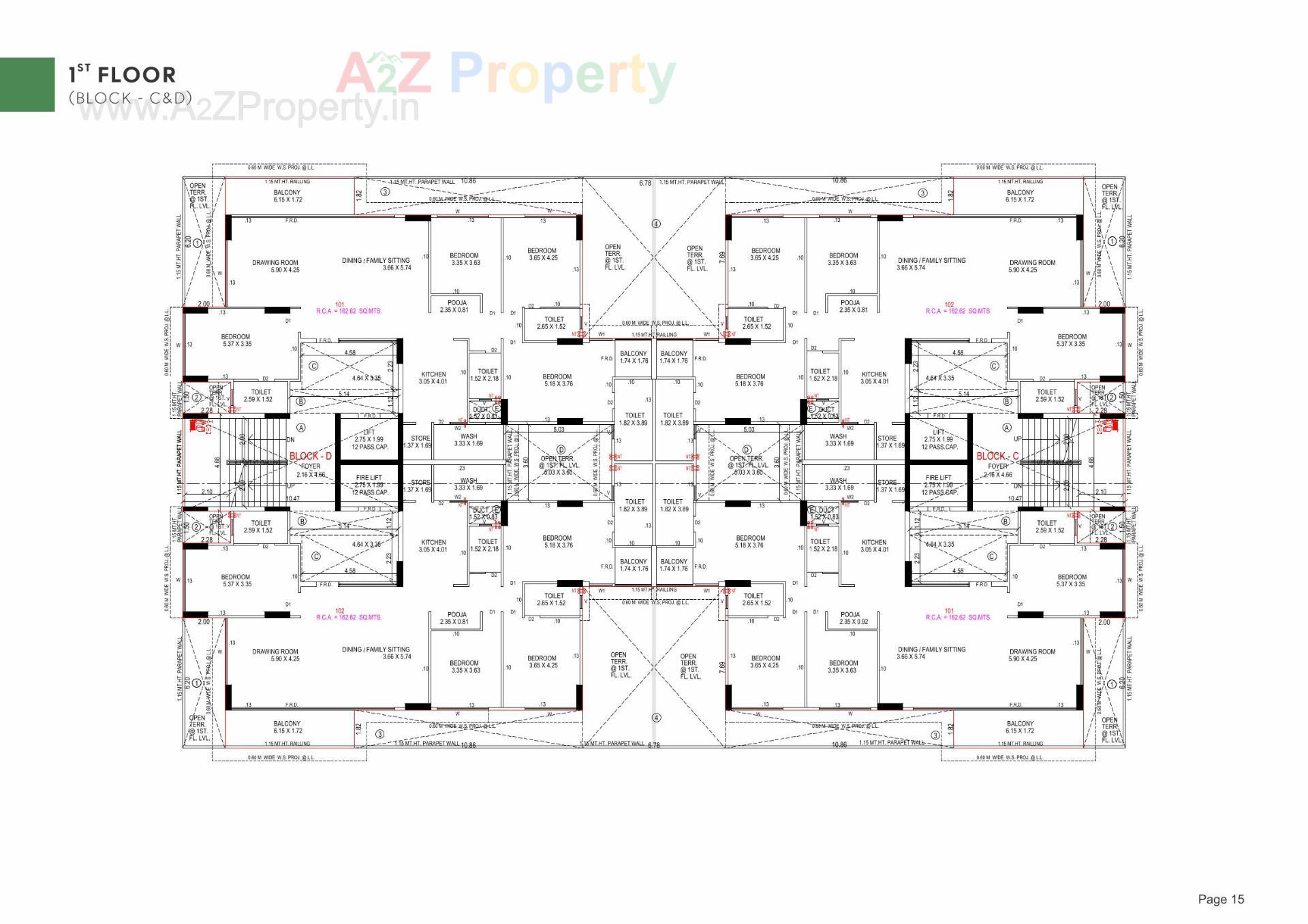 Layout of real estate project Dream Vianna located at Hebatpur, Ahmedabad, Gujarat