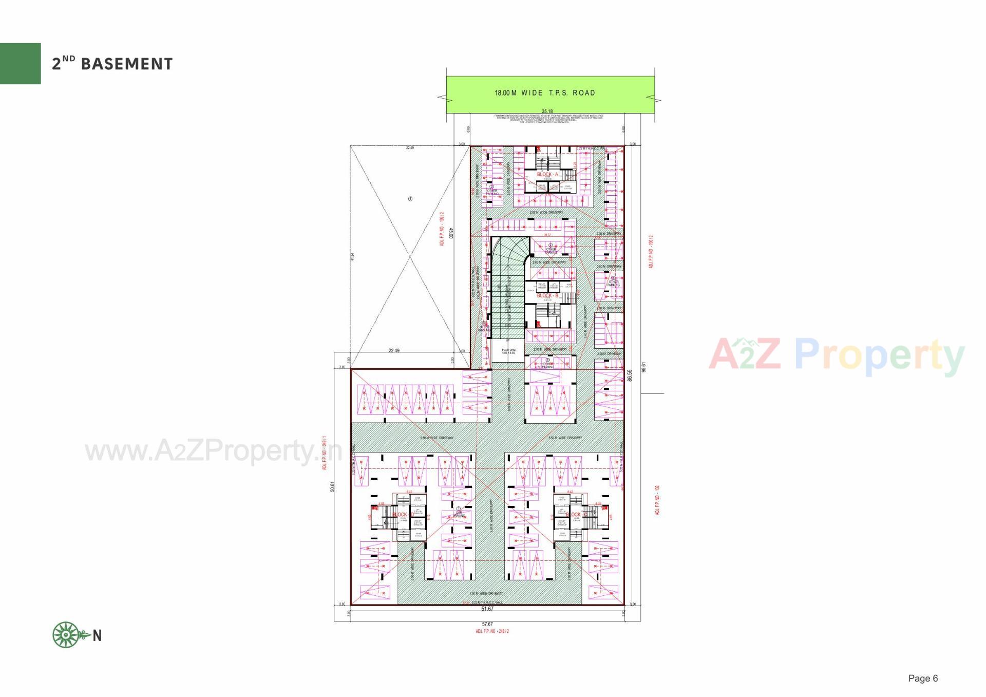 Layout of real estate project Dream Vianna located at Hebatpur, Ahmedabad, Gujarat