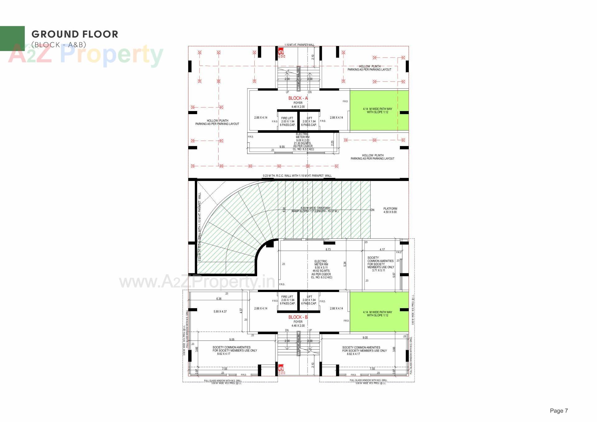 Layout of real estate project Dream Vianna located at Hebatpur, Ahmedabad, Gujarat