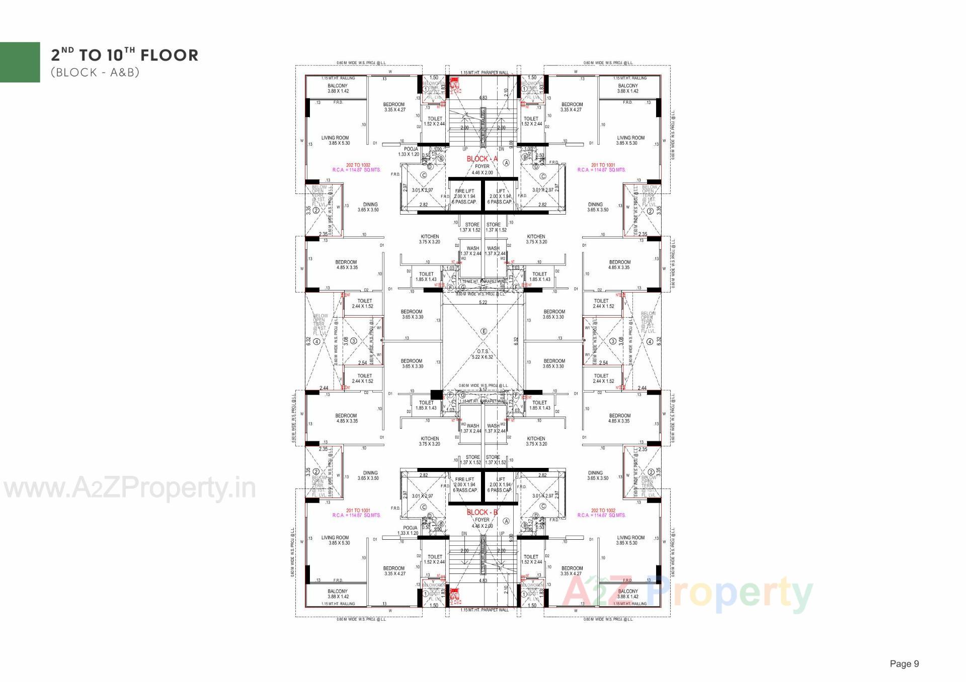 Layout of real estate project Dream Vianna located at Hebatpur, Ahmedabad, Gujarat