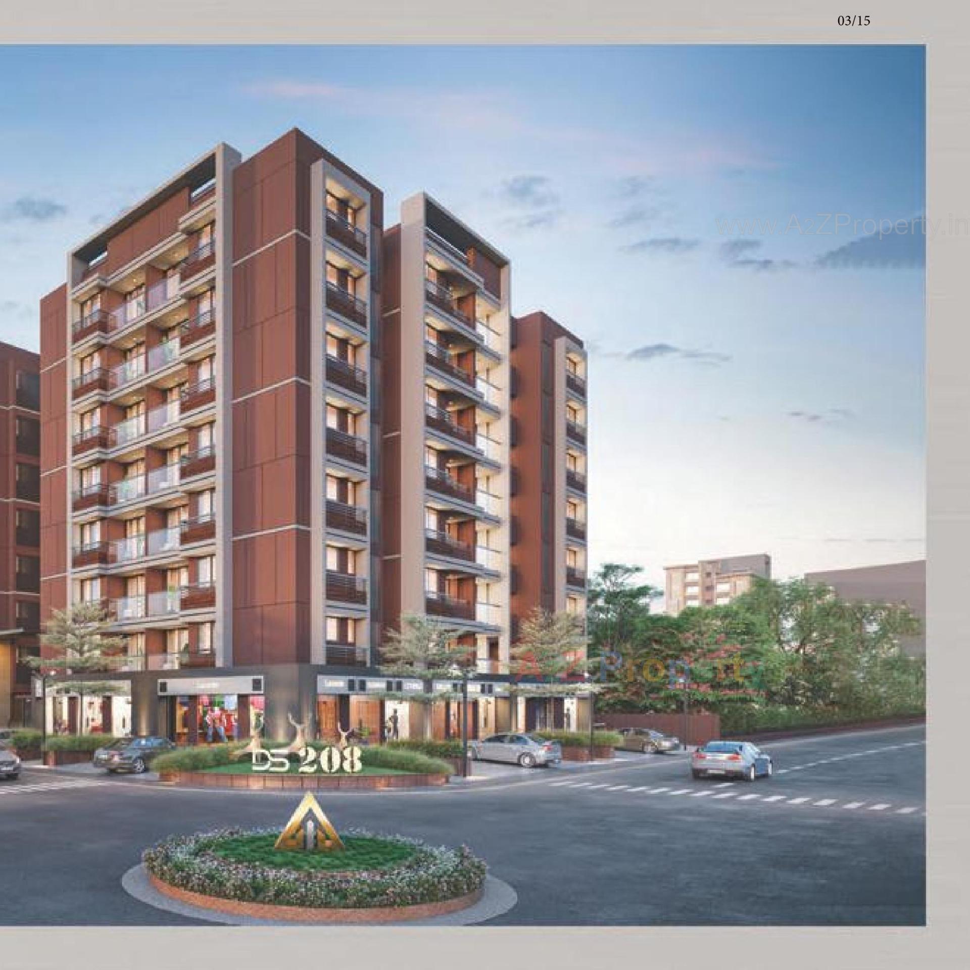 3D Elevation of real estate project Ds 20 located at Odhav, Ahmedabad, Gujarat