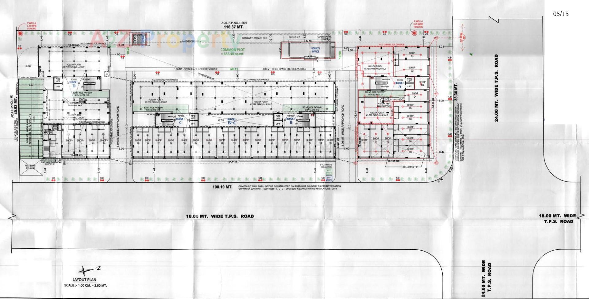 Layout of real estate project Ds 20 located at Odhav, Ahmedabad, Gujarat