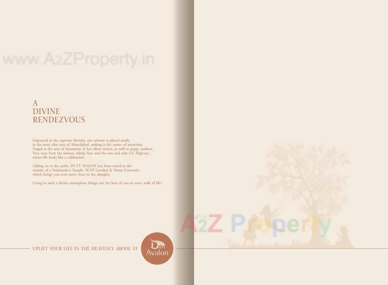  of real estate project Dutt Avalon located at Tragad, Ahmedabad, Gujarat