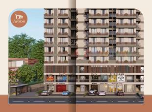 Elevation of real estate project Dutt Avalon located at Tragad, Ahmedabad, Gujarat