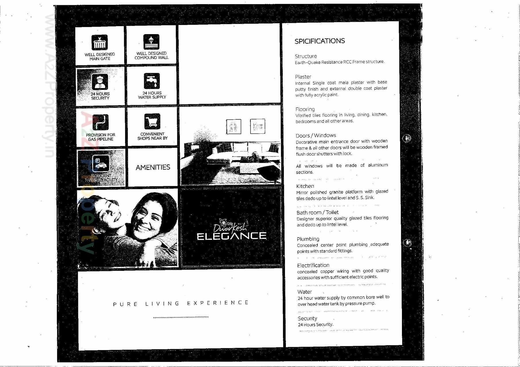  of real estate project Dwarkesh Elegance located at Zundal, Ahmedabad, Gujarat