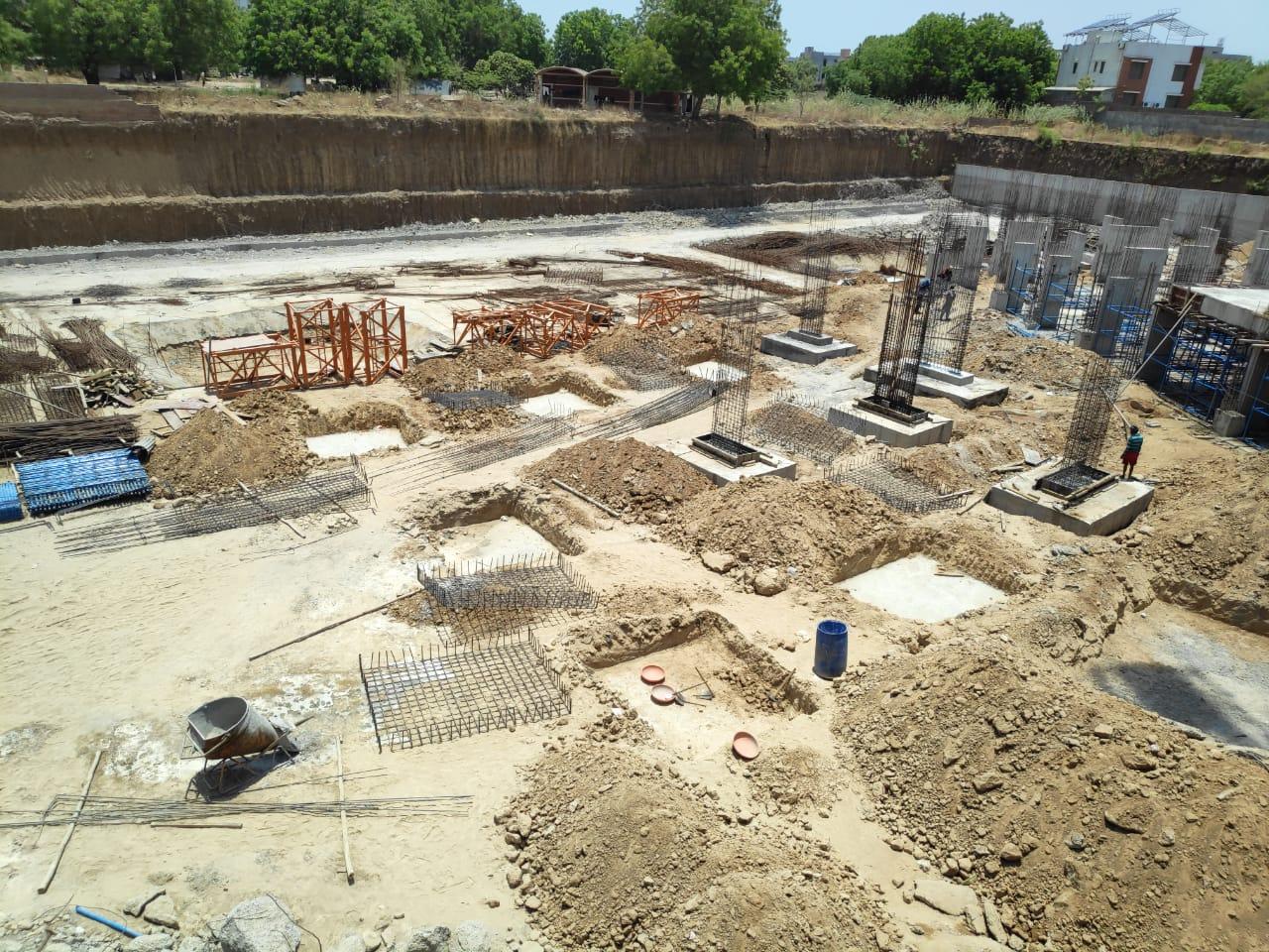 154908_const of real estate project Dwarkesh Fragrance located at Chandkheda, Ahmedabad, Gujarat