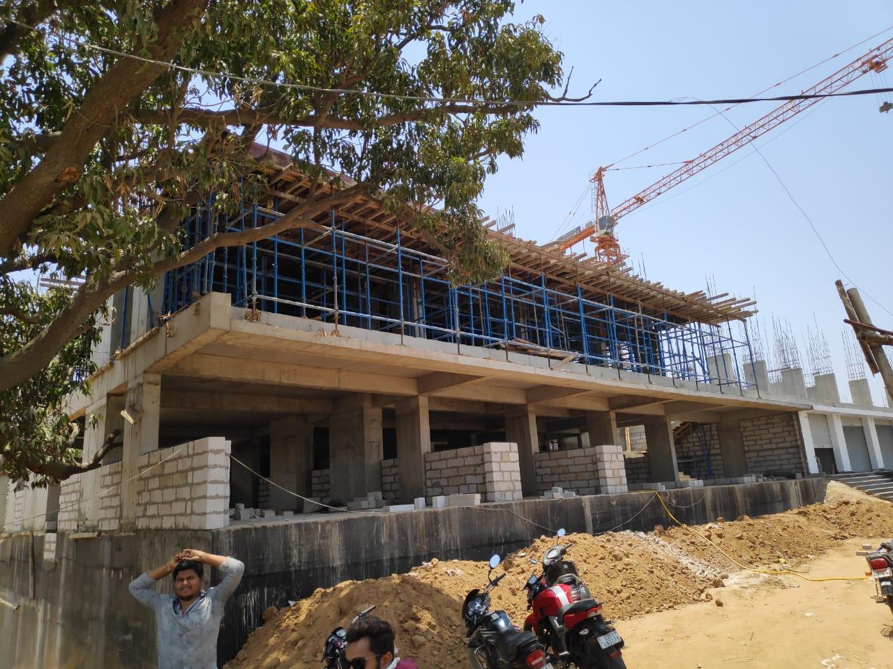 154911_const of real estate project Dwarkesh Fragrance located at Chandkheda, Ahmedabad, Gujarat