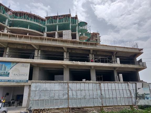 184554_const of real estate project Dwarkesh Radiance located at Chandkheda, Ahmedabad, Gujarat