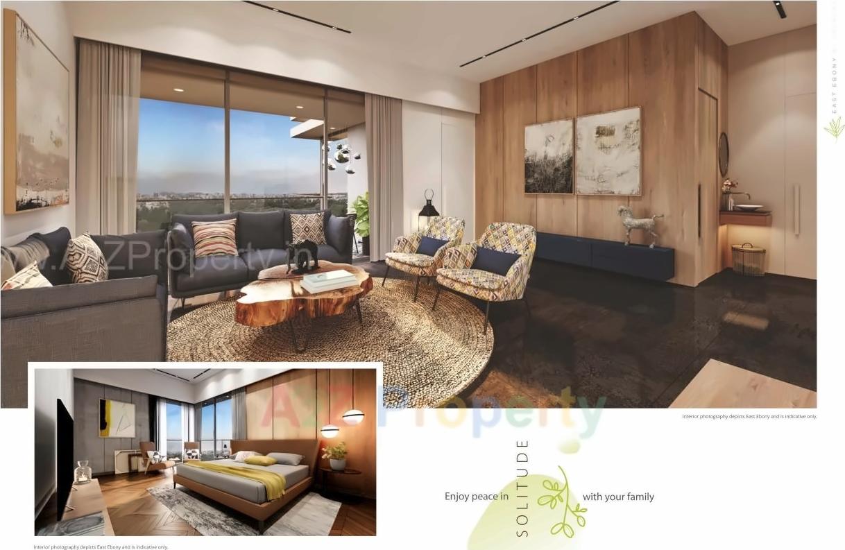 3D Elevation of real estate project East Ebony located at Chandkheda, Ahmedabad, Gujarat