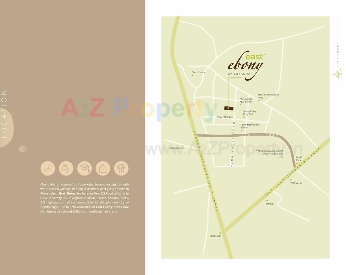  of real estate project East Ebony located at Chandkheda, Ahmedabad, Gujarat