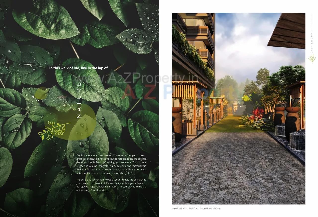 3D Elevation of real estate project East Ebony located at Chandkheda, Ahmedabad, Gujarat