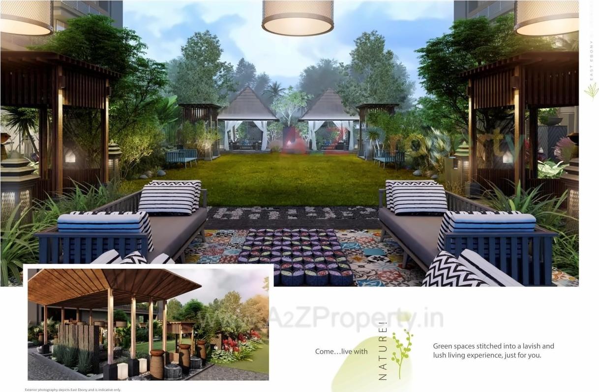 3D Elevation of real estate project East Ebony located at Chandkheda, Ahmedabad, Gujarat