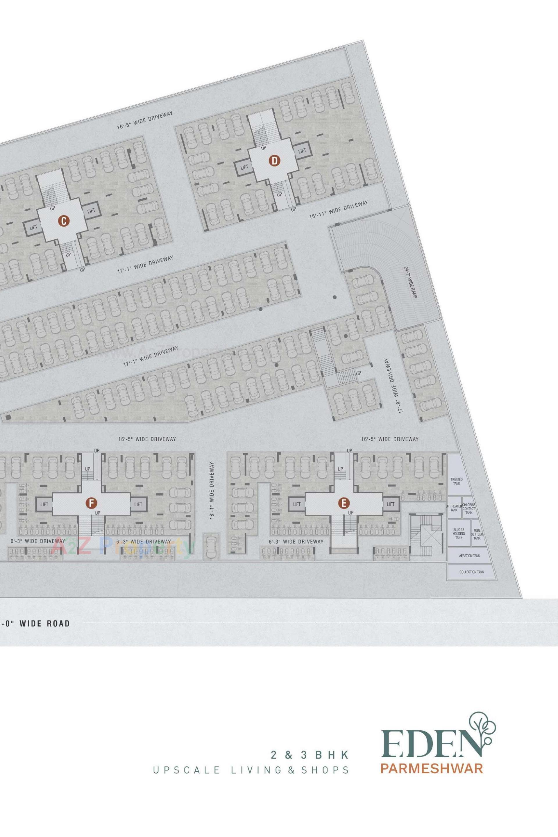 Layout of real estate project Eden Parmeshwar located at Ahmedabad, Ahmedabad, Gujarat