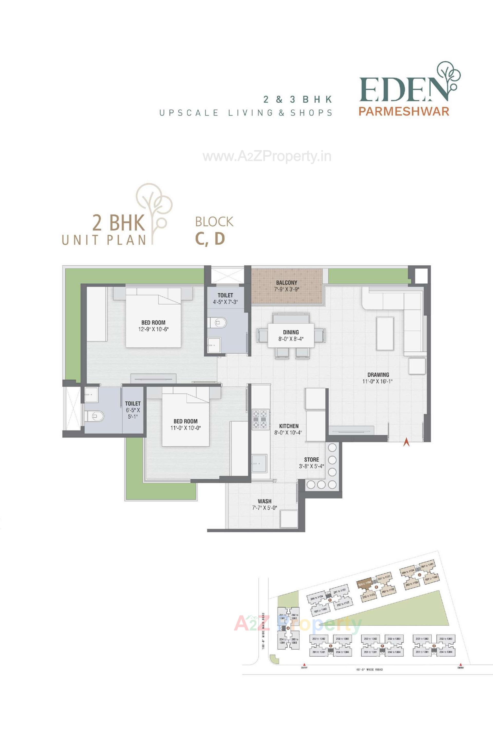 Layout of real estate project Eden Parmeshwar located at Ahmedabad, Ahmedabad, Gujarat