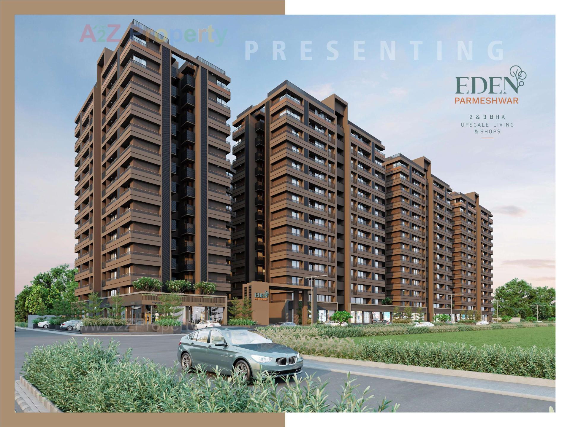 3D Elevation of real estate project Eden Parmeshwar located at Ahmedabad, Ahmedabad, Gujarat