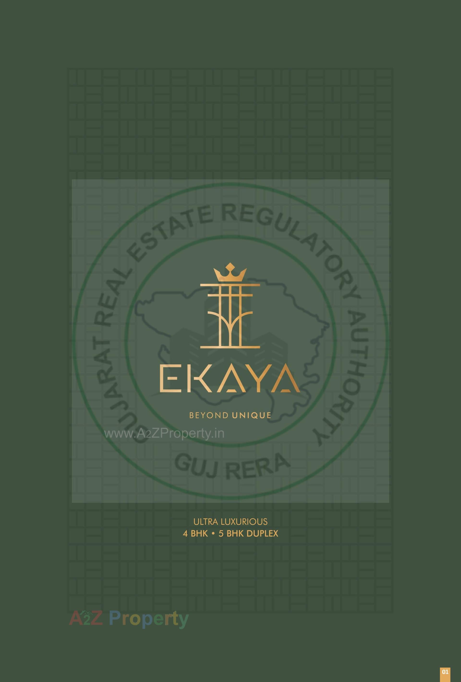  of real estate project Ekaya located at Vadaj, Ahmedabad, Gujarat