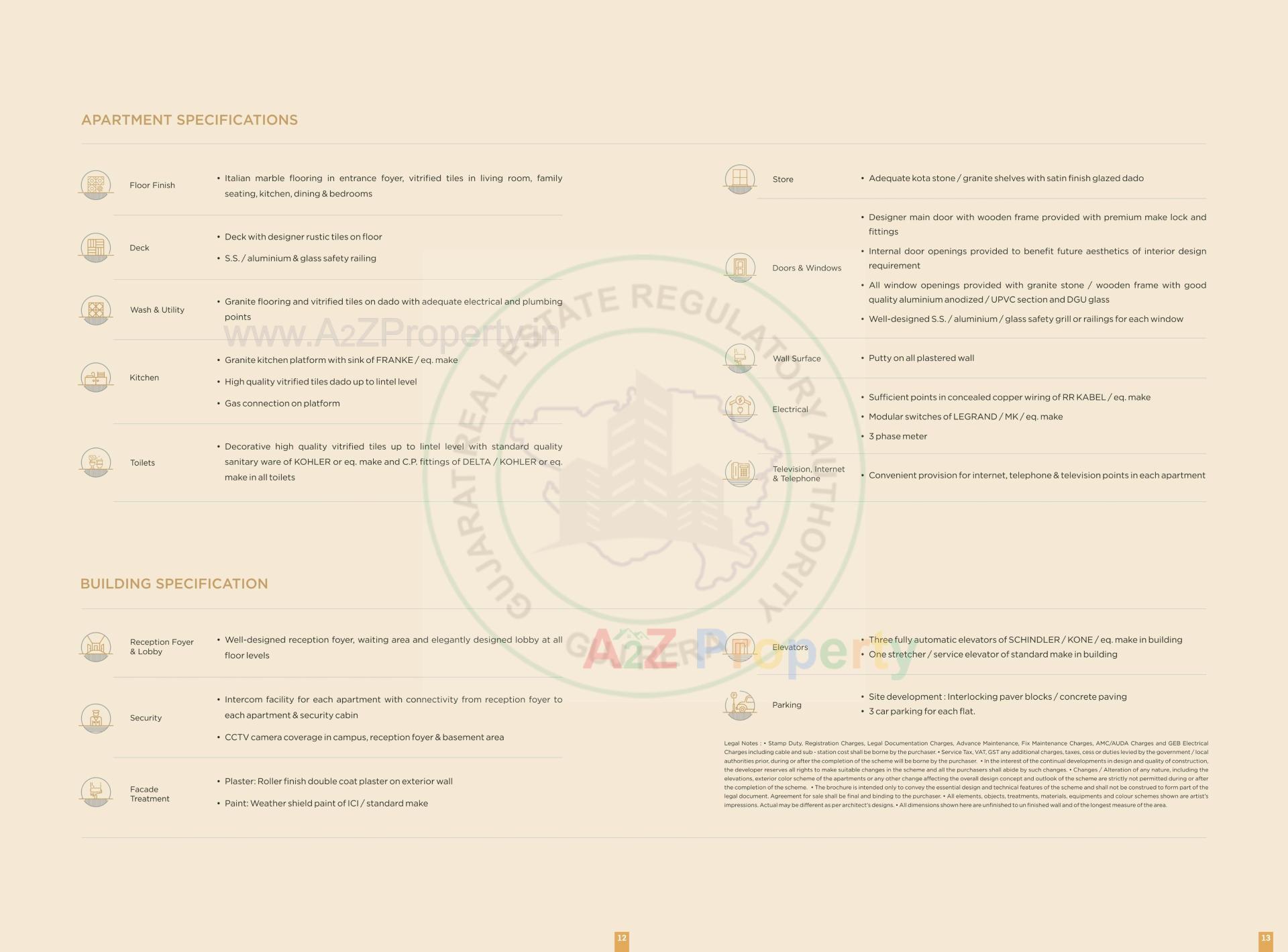  of real estate project Ekaya located at Vadaj, Ahmedabad, Gujarat