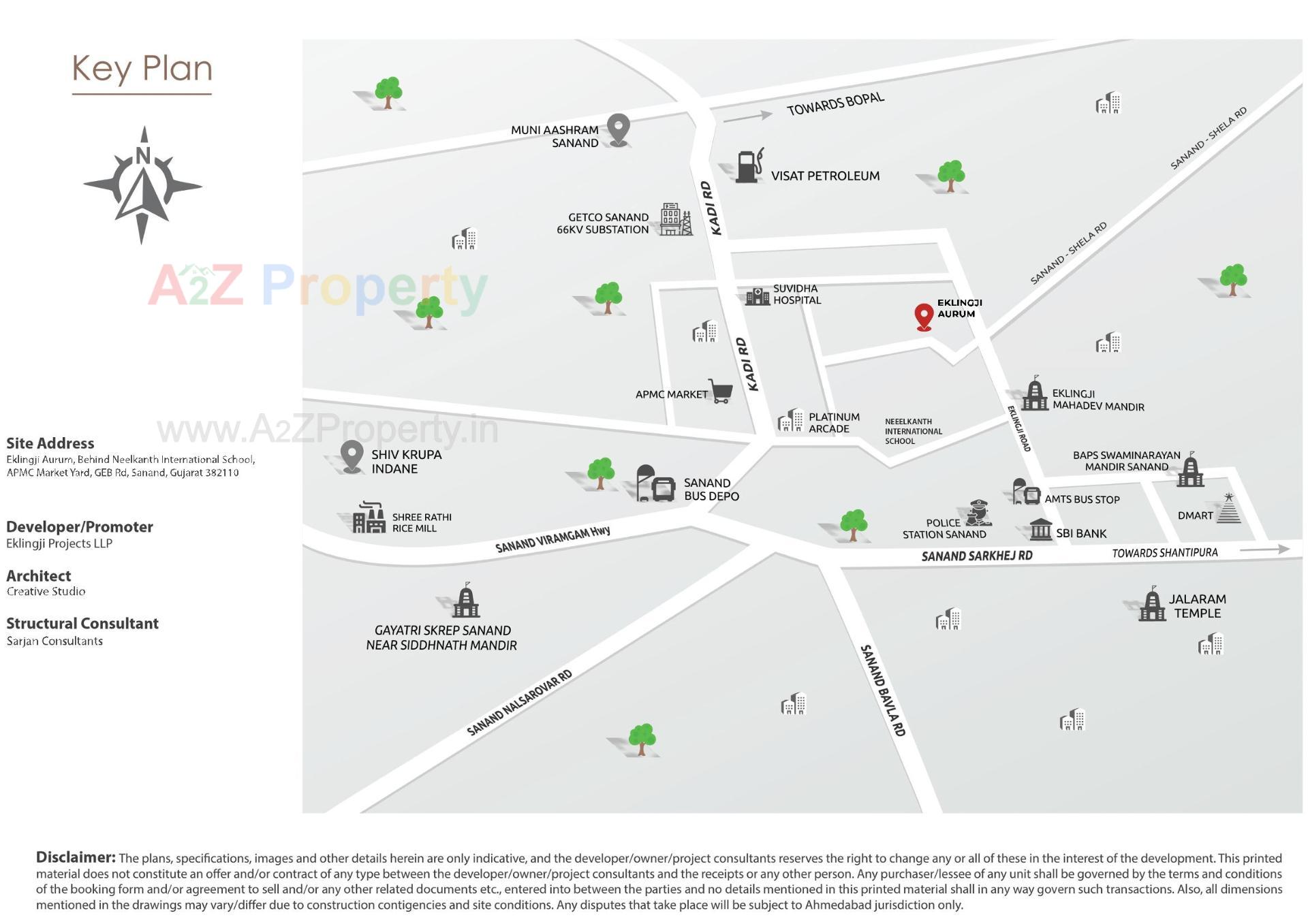  of real estate project Eklingji Auram located at Sanand, Ahmedabad, Gujarat