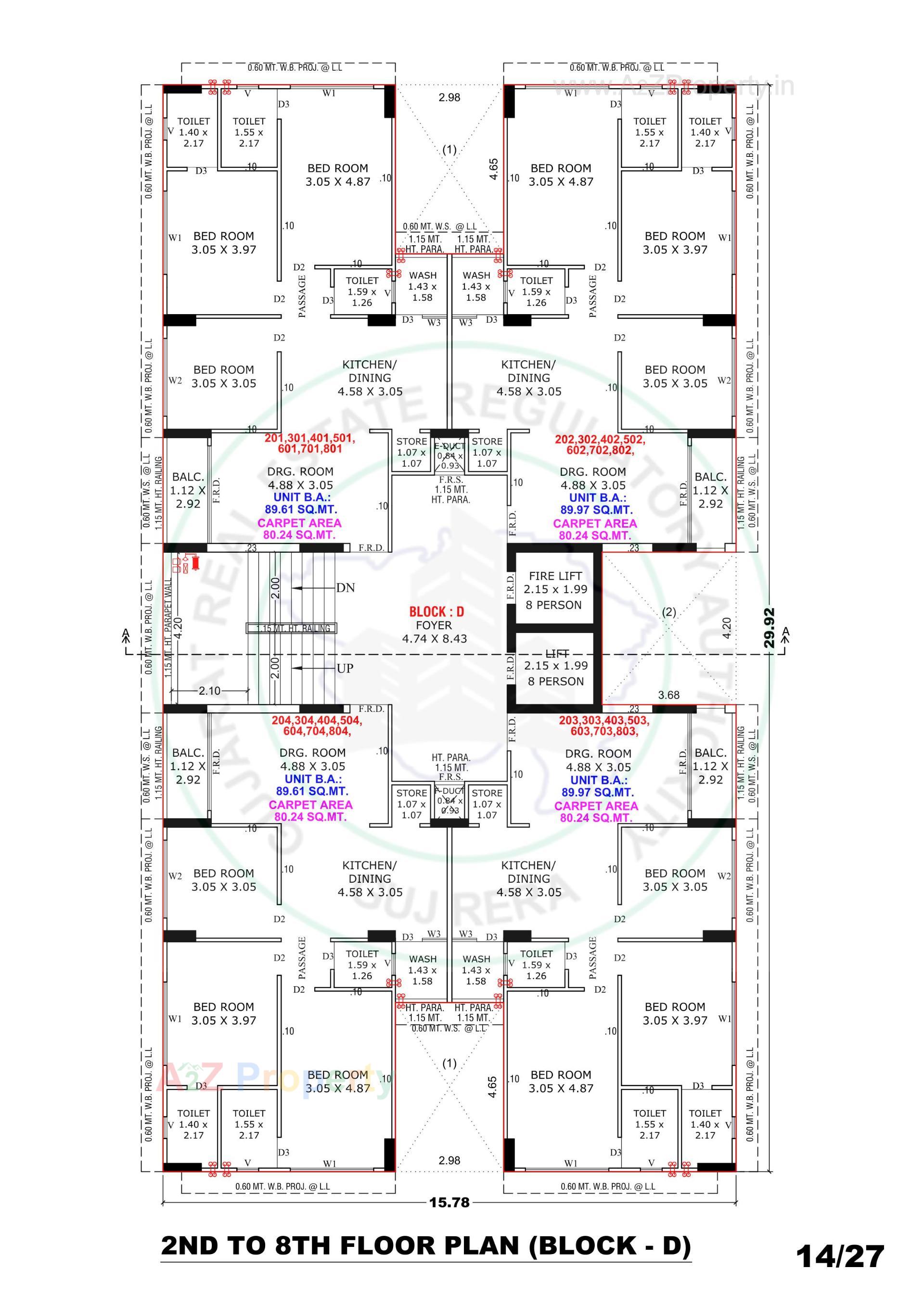 Layout of real estate project Eklingji Satvam located at Ghuma, Ahmedabad, Gujarat
