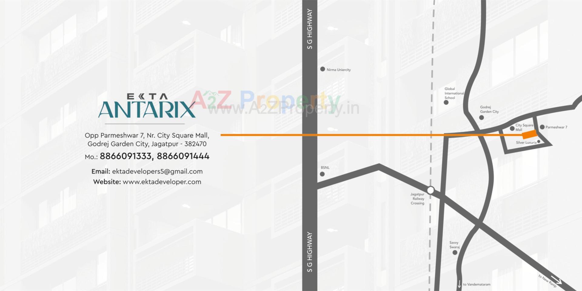  of real estate project Ekta Antarix located at Ahmedabad, Ahmedabad, Gujarat
