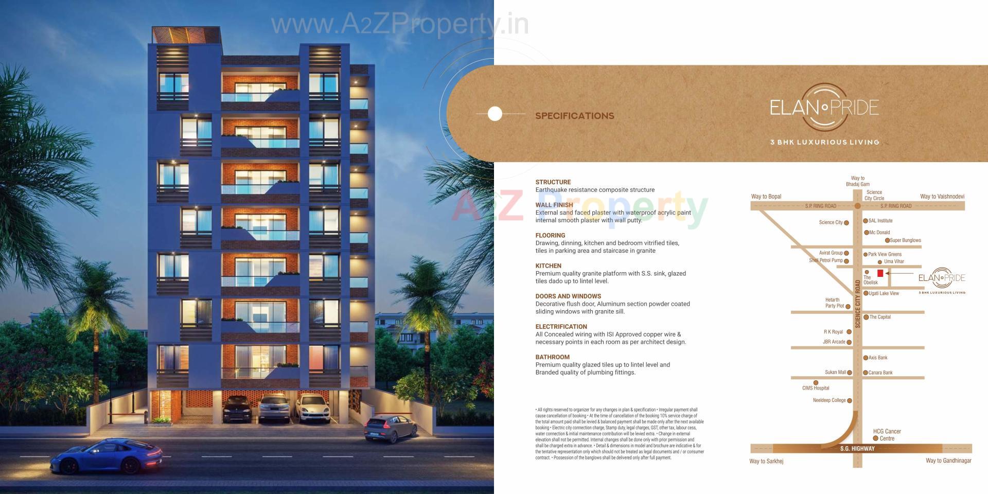  of real estate project Elan Pride located at Sola, Ahmedabad, Gujarat