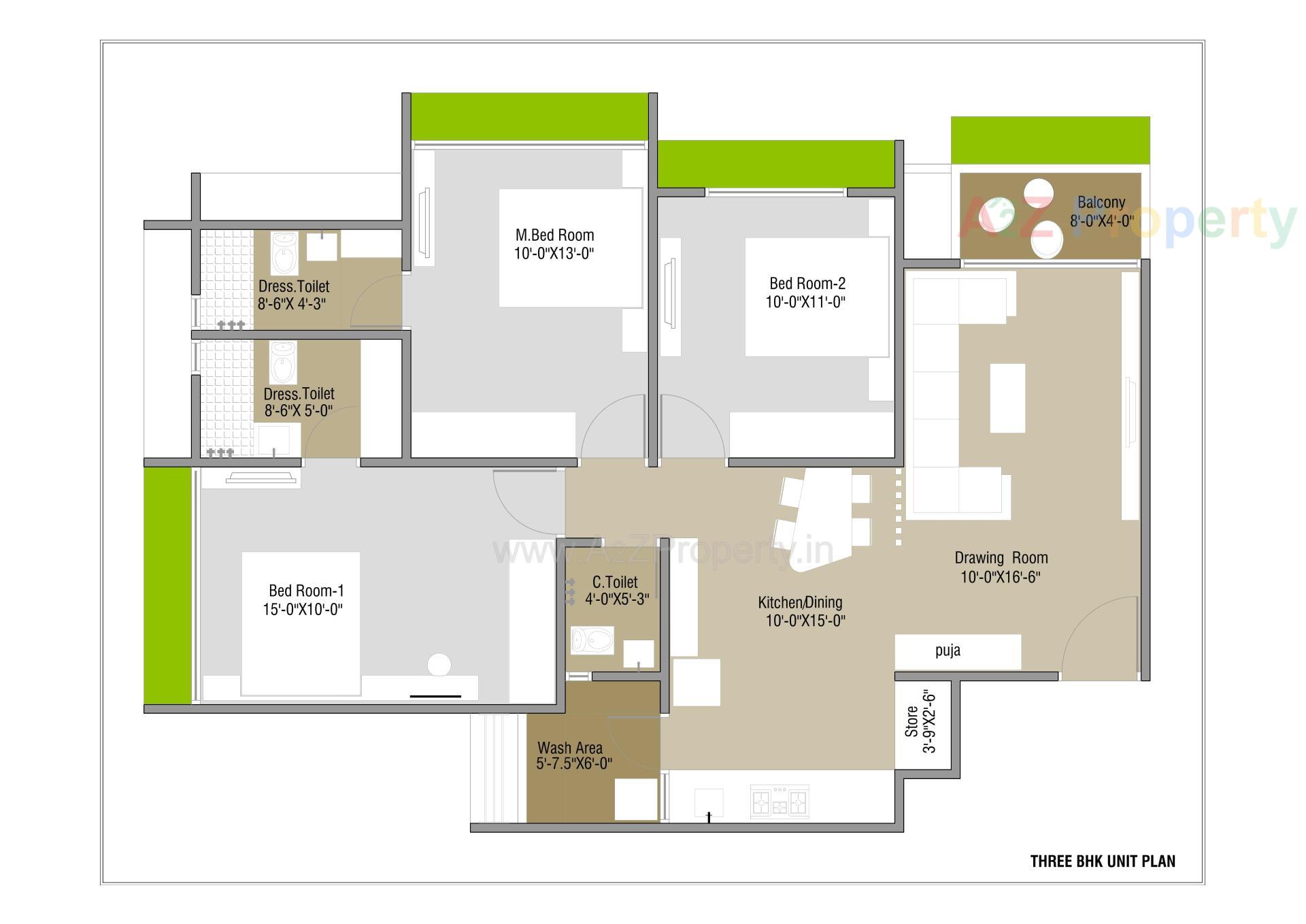 Layout of real estate project Elenza Greenfield located at Shela, Ahmedabad, Gujarat