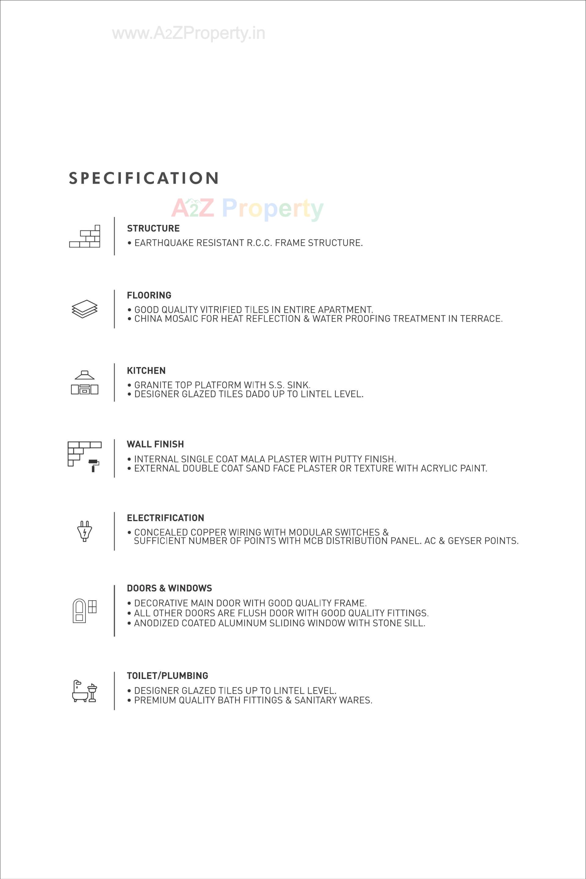  of real estate project Elenza Greenwood located at Ghuma, Ahmedabad, Gujarat