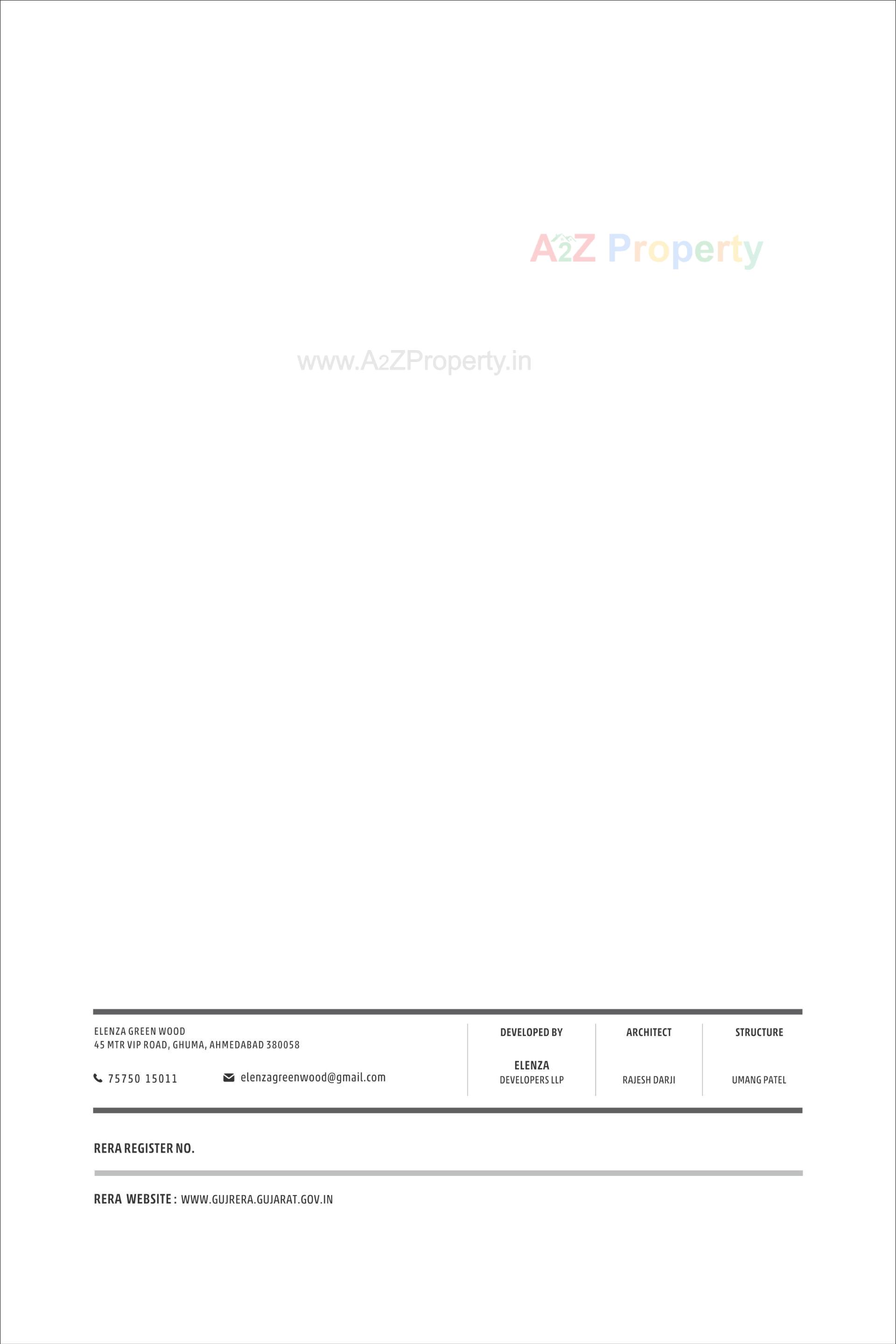  of real estate project Elenza Greenwood located at Ghuma, Ahmedabad, Gujarat