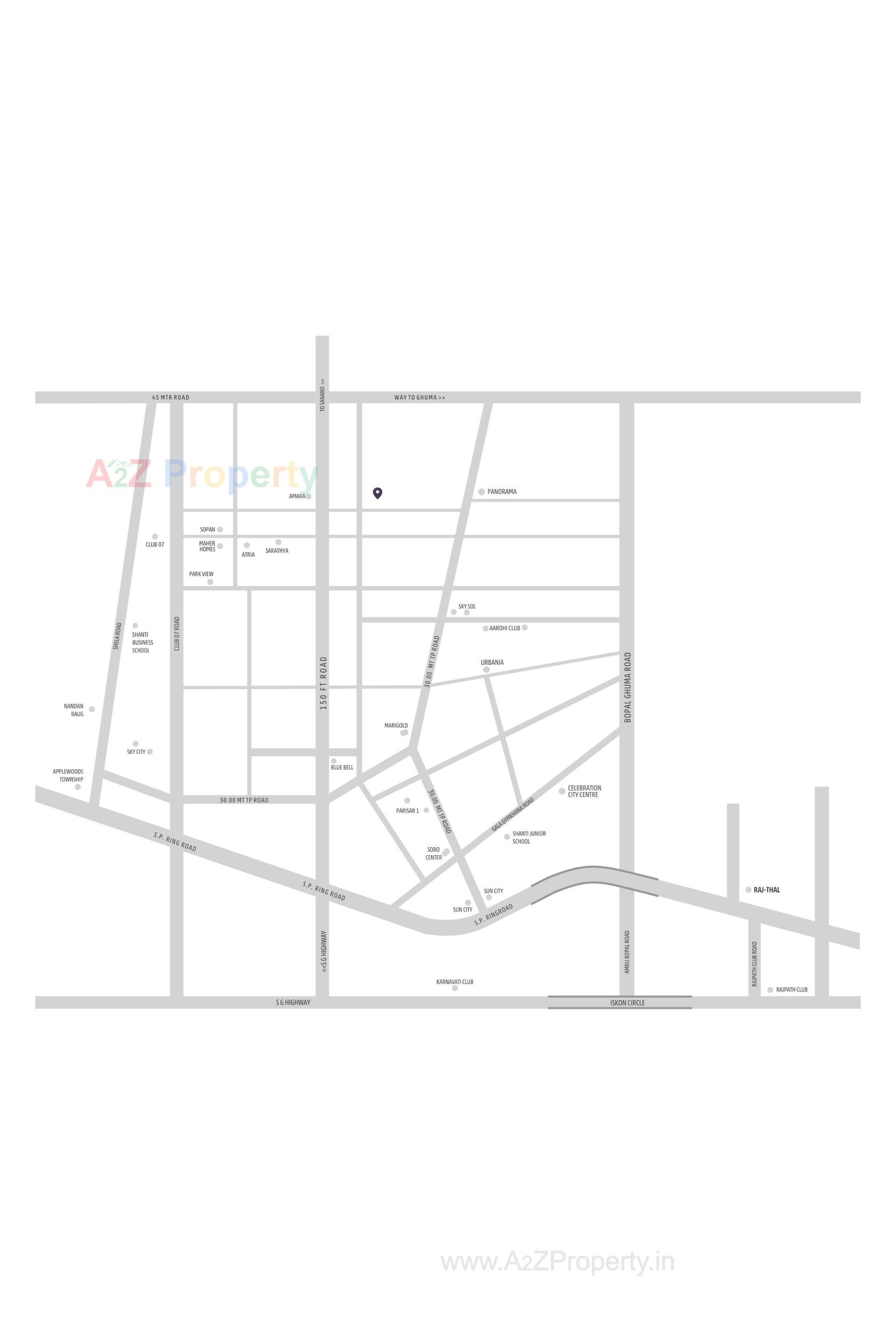  of real estate project Elenza Greenwood located at Ghuma, Ahmedabad, Gujarat