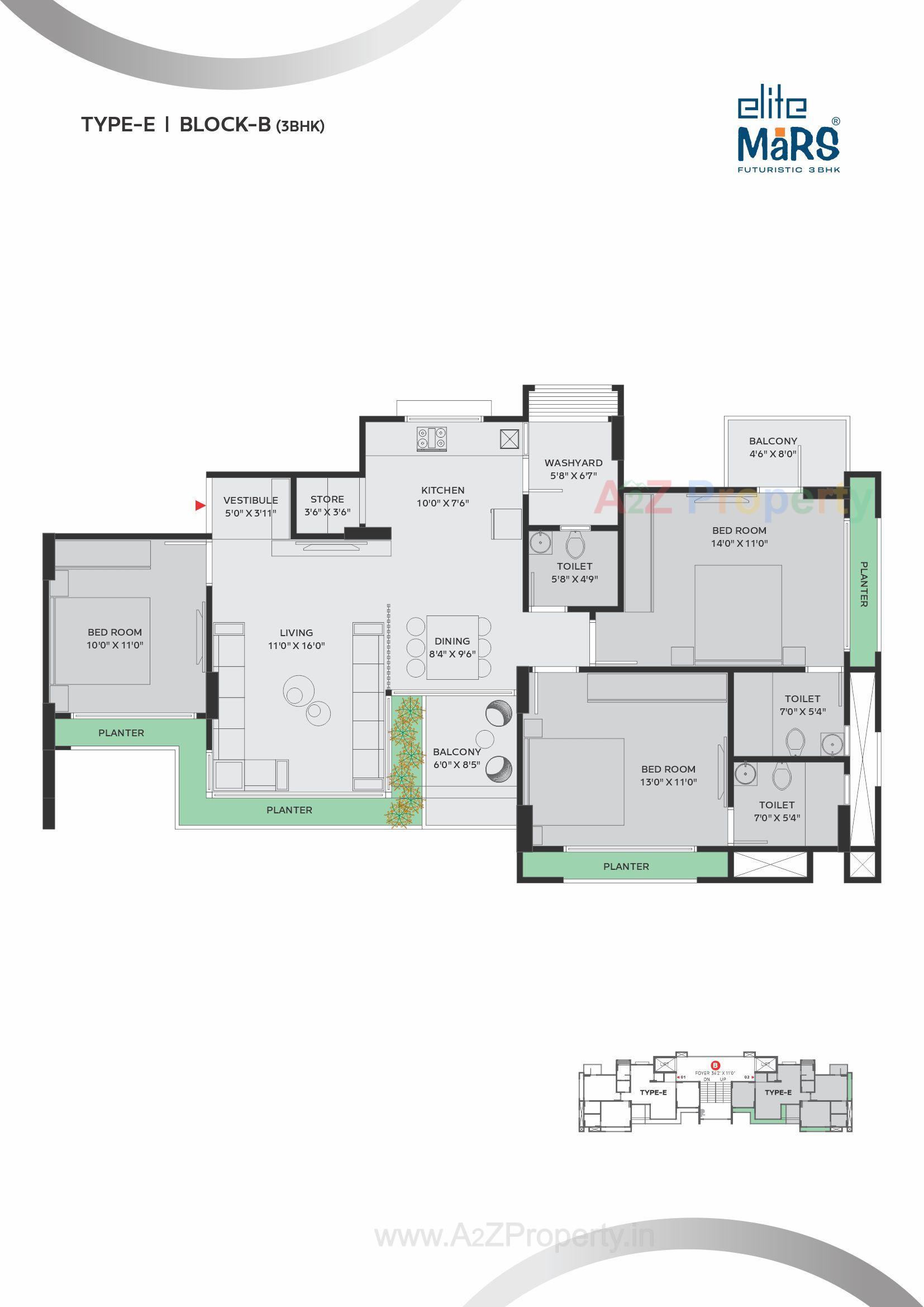 Layout of real estate project Elite Mars located at Chharodi, Ahmedabad, Gujarat