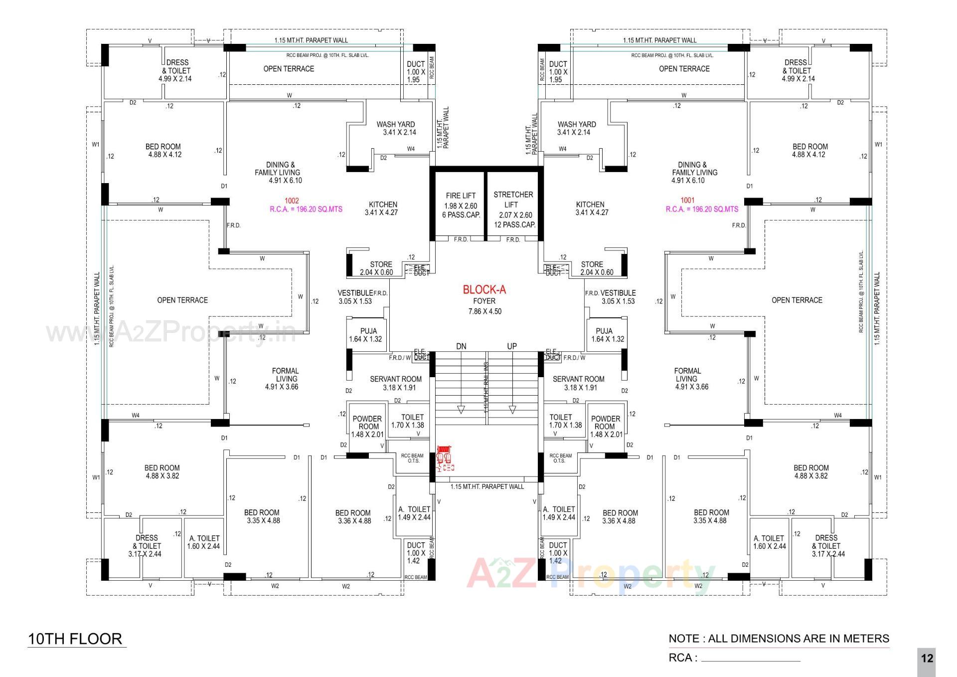 Layout of real estate project Elite Neptune located at Ahmedabad, Ahmedabad, Gujarat