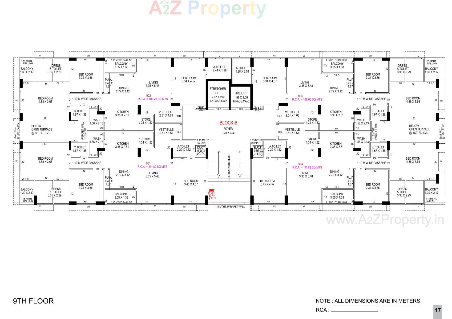 Layout of real estate project Elite Neptune located at Ahmedabad, Ahmedabad, Gujarat