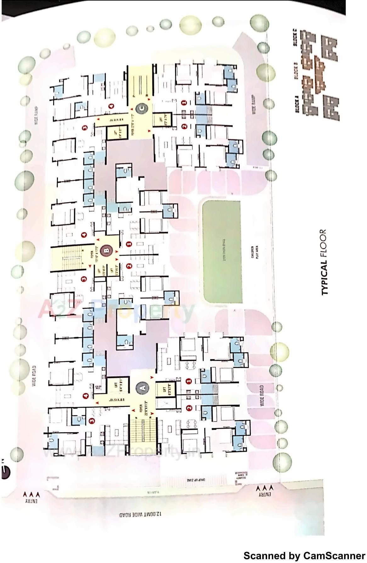 Layout of real estate project Elite Smart Homes located at Vatva, Ahmedabad, Gujarat