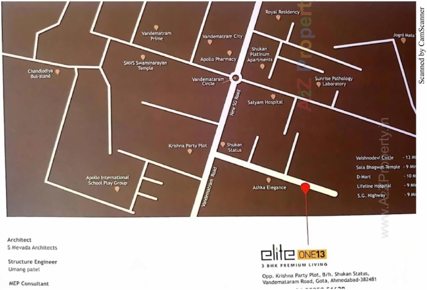  of real estate project Eliteone located at Gota, Ahmedabad, Gujarat