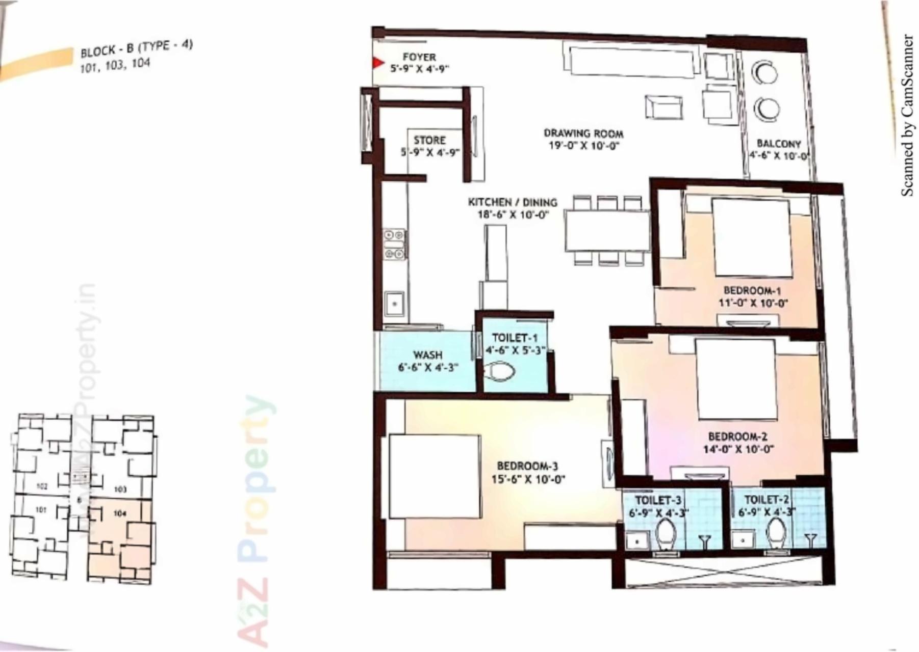 Layout of real estate project Eliteone located at Gota, Ahmedabad, Gujarat
