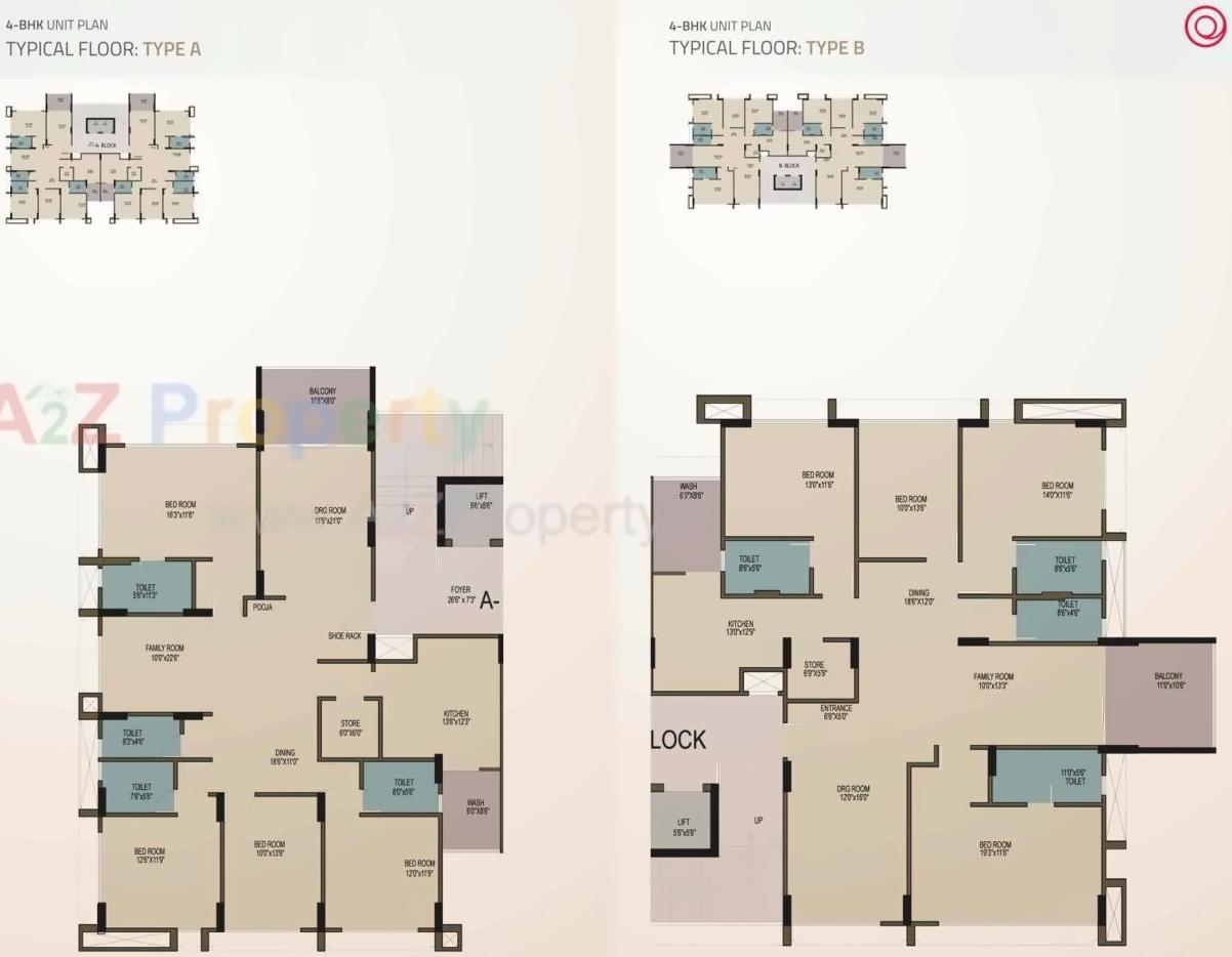 Layout of real estate project Elysium Arise located at Chandkheda, Ahmedabad, Gujarat