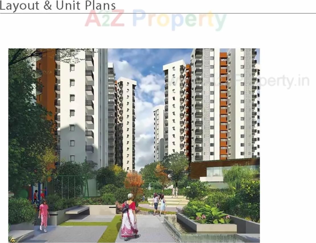 3D Elevation of real estate project Elysium () located at Khodiyar, Ahmedabad, Gujarat